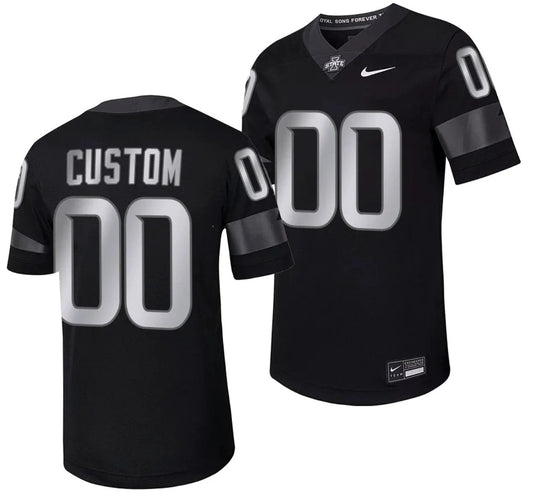 Custom Iowa State Cyclones Jersey Name and Number Alternate College Football Black by My Store