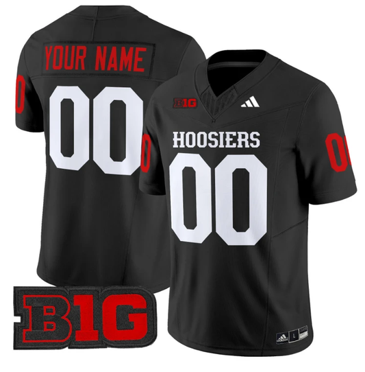Custom Indiana Hoosiers Jersey Name and Number Vapor Limited Football Black by My Store