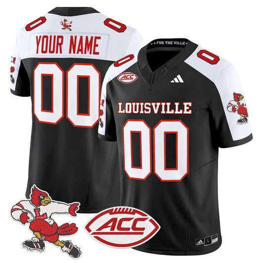 Custom Louisville Cardinals Jersey 1980s Throwback Limited Stitched Black Alter by My Store NCAA Football Jerseys