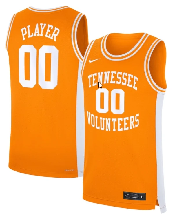 Custom Tennessee Volunteers Jersey Name, Number Basketball NIL Orange by My store basketball