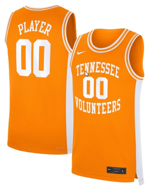 Custom Tennessee Volunteers Jersey Name, Number Basketball NIL Orange by My store basketball