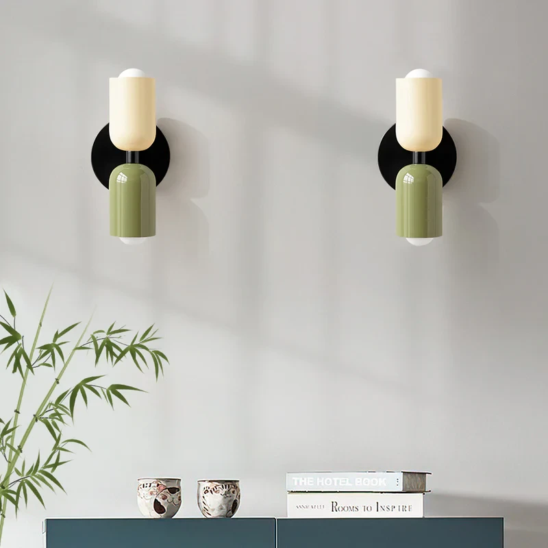 Modern Vintage Double-Headed Utility Room Wall Light - Stylish Illumination for Contemporary Spaces by BowLift