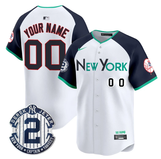 Custom New York Yankees Jersey City Connect Vapor Premier Limited Stitched Alternate by My Store