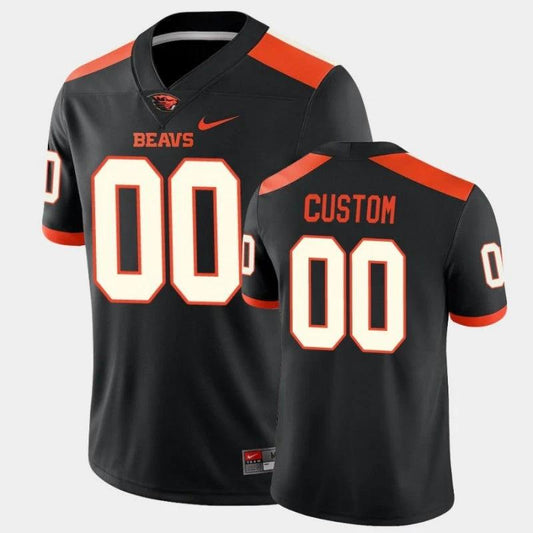 Custom Oregon State Beavers Jersey Name and Number NCAA College Football Replica Black by My Store