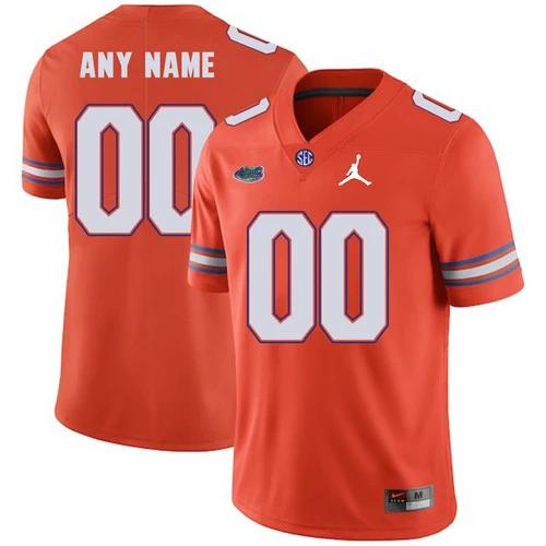Custom Florida Gators Jersey Name and Number NCAA College Football Orange by My Store