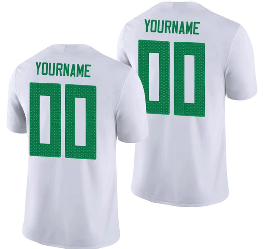 Custom Oregon Ducks Jersey Name and Number NCAA College Football White by My Store