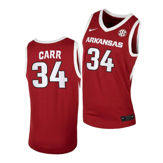Chrissy Carr Jersey Arkansas Razorbacks College Basketball NCAA eligibility Jersey 2023 WNBA Draft Red #34 by My store basketball