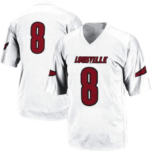 Custom Louisville Cardinals Jersey Name and Number NCAA College Football Style 1 by My Store