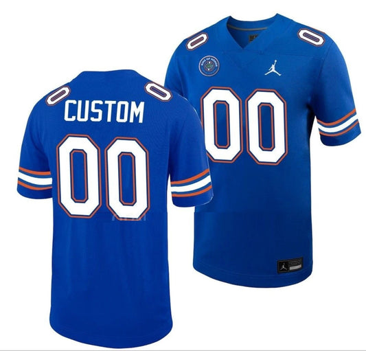 Custom Florida Gators Jersey Name and Number NCAA College Football Ring Of Honor Royal by My Store