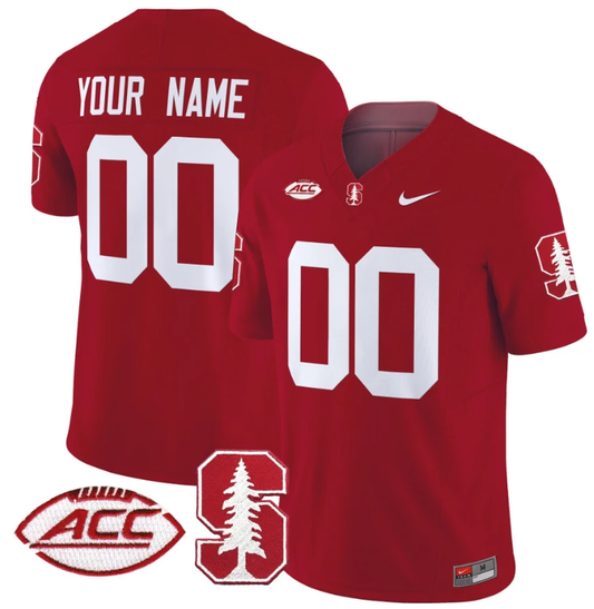 Custom Stanford Cardinal Jersey Name and Number Vapor Limited College Football Stitched Crimson by My Store