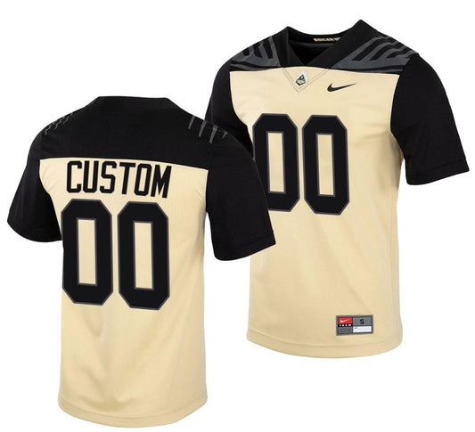Custom Purdue Boilermakers Jersey Name and Number NCAA College Football Vapor Untouchable Gold by My Store