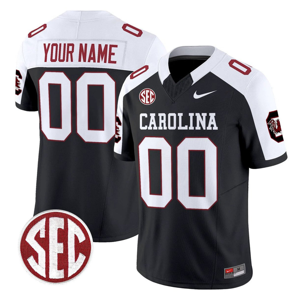 Custom South Carolina Gamecocks Jersey 1980 Throwback Rebrand 2026 Black Alter by My Store NCAA Football Jerseys