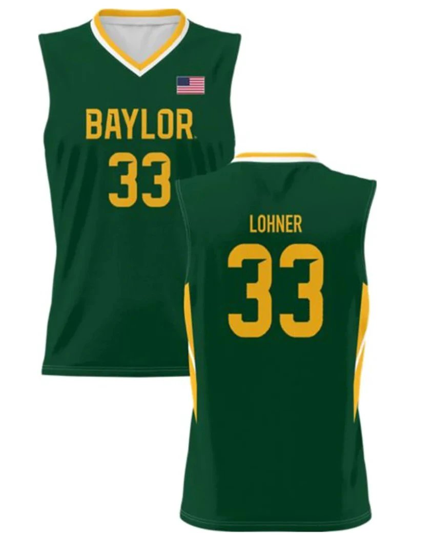 Caleb Lohner Anthracite Jersey Baylor Bears College Basketball #33 by My store basketball