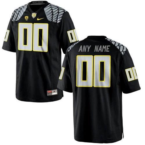 Custom Oregon Ducks Jersey Name and Number NCAA College Football Black Stitched by My Store