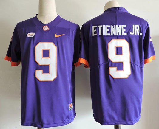 Clemson Tigers #9 Travis Etienne Jr College Football Jersey Purple by My Store