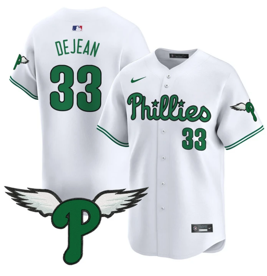 Cooper DeJean Jersey #33 Philadelphia Phillies 2025 Vapor Premier Limited Stitched White by My Store