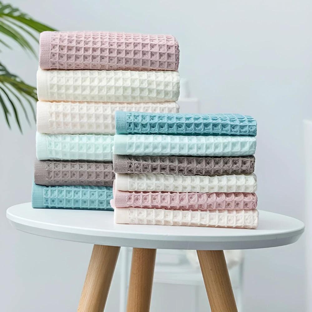 Soft Waffle Bliss Towel by Casa & Beyond