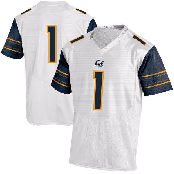 Custom California Golden Bears Jersey Name and Number NCAA College Football White by My Store