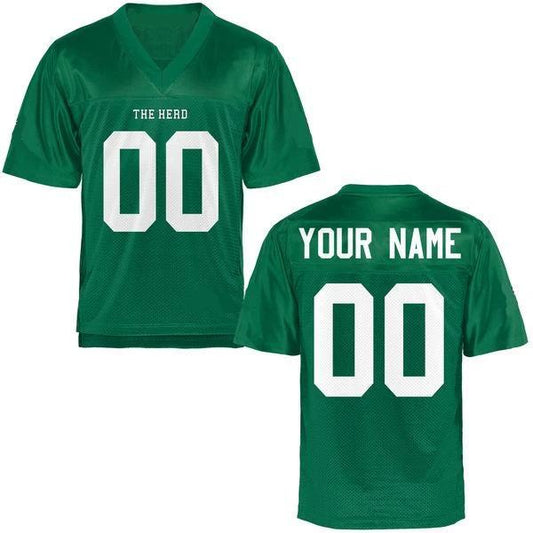 Custom Marshall Thundering Herd Jersey Name and Number NCAA College Football by My Store