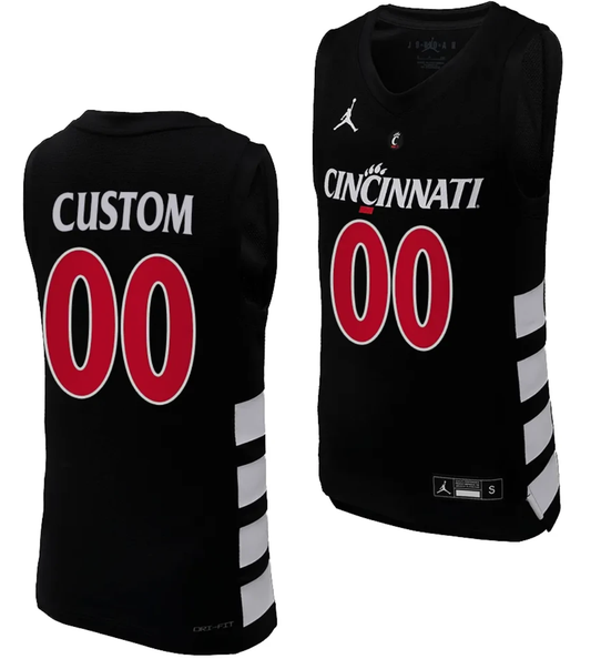 Custom Cincinnati Bearcats Jersey Name and Number College Basketball Replica by My store basketball