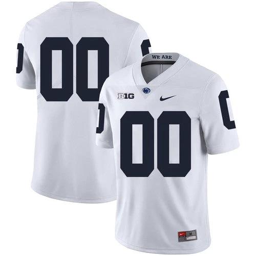 Custom Penn State Nittany Lions Jersey Name and Number NCAA College Football White by My Store