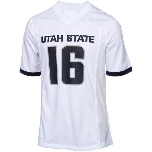 Custom Utah State Aggies Jersey Name and Number NCAA College Football Style 3 by My Store