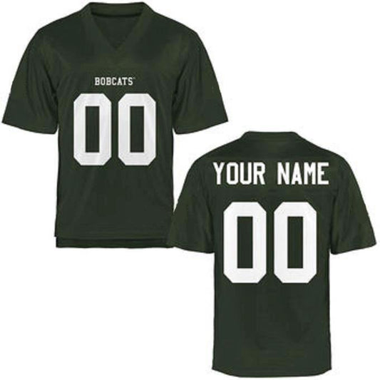Custom Ohio University Bobcats Jersey Name and Number NCAA College Football Style 1 by My Store