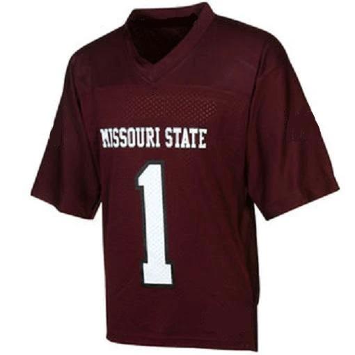 Custom Missouri State Jersey Name and Number NCAA College Football by My Store