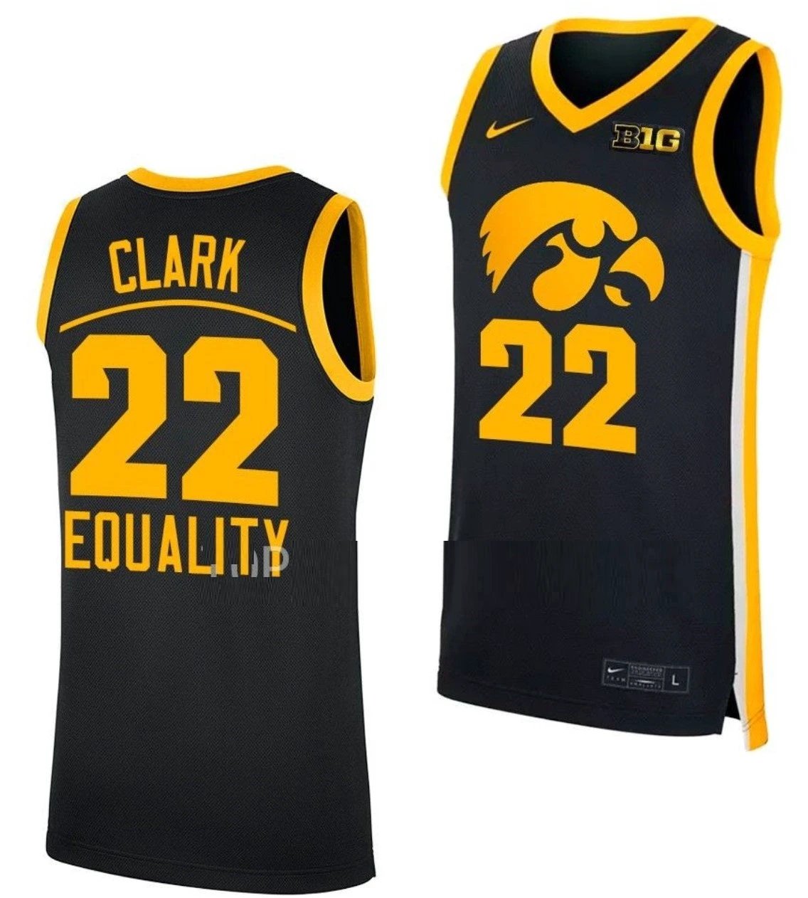 Caitlin Clark Jersey Iowa Hawkeyes College Basketball Equality Black #22 by My store basketball