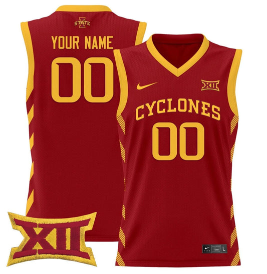 Custom Iowa State Cyclones Jersey 2024 Lightweight Basketball Stitched Cardinal by My store basketball