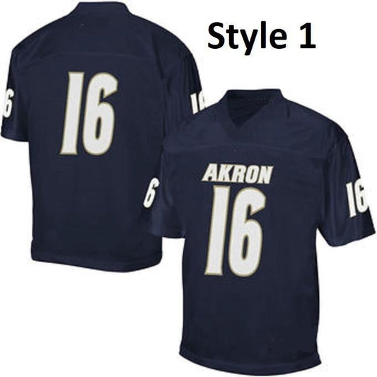 Custom Akron Zips Jersey Name and Number NCAA College Football Style 1 by My Store