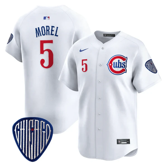 Christopher Morel Jersey #5 Chicago Cubs Blue Alternate Vapor Premier Limited Stitched White by My Store