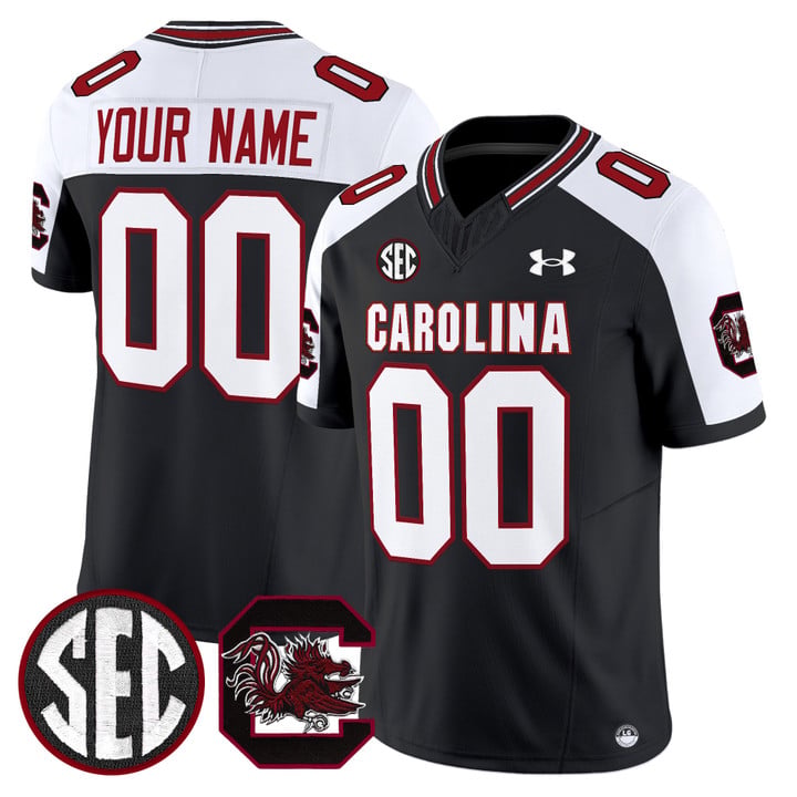 Custom South Carolina Gamecocks Jersey 2025 Limited Stitched Black Alternate by My Store