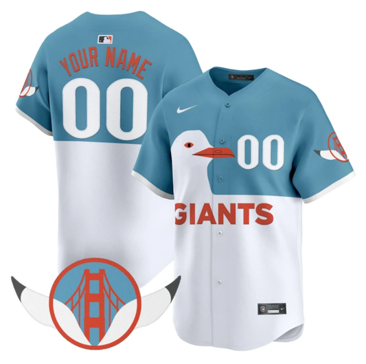Custom San Francisco Giants Jersey Seagull 2025 Vapor Premier Limited Stitched by My Store