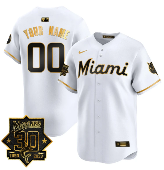 Custom Miami Marlins Jersey 2025 City Connect Vapor Premier Limited - All Stitched by My Store