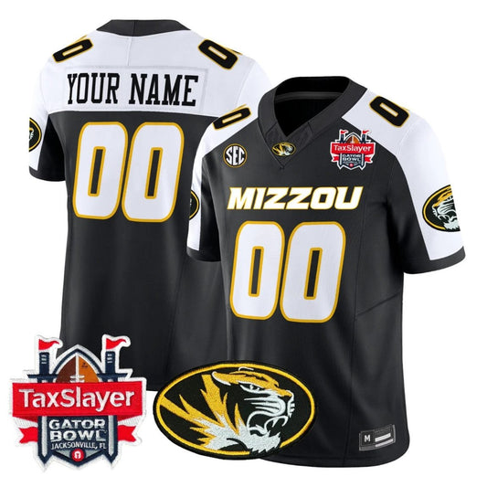 Custom Missouri Tigers Jersey 2025 Gator Bowl Vapor Limited Stitched by My Store NCAA Football Jerseys