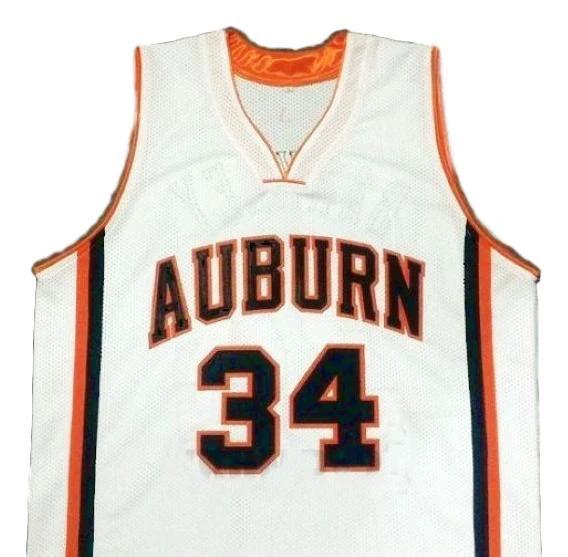 Charles Barkley Jersey #34 College Basketball Sewn White by My store basketball