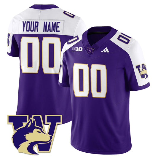 Custom Washington Husky Jersey Football 2025 Vapor Limited Stitched Alternate by My Store