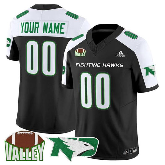 Custom North Dakota Fighting Hawks Jersey 2025 Vapor Limited Stitched by My Store NCAA Football Jerseys