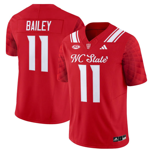 CJ Bailey Jersey #11 NC State Wolfpack City of Oaks 2025 Limited Stitched by My Store NCAA Football Jerseys