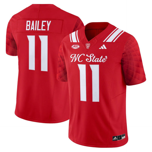 CJ Bailey Jersey #11 NC State Wolfpack City of Oaks 2025 Limited Stitched by My Store NCAA Football Jerseys