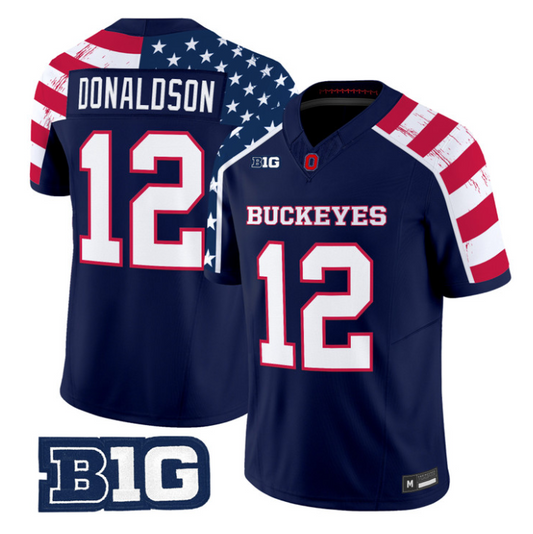 Emeka Egbuka Jersey #2 Ohio State America 250 Edition Limited Stitched by My Store NCAA Football Jerseys