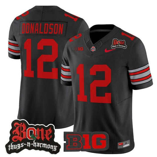 CJ Donaldson Jersey #12 Ohio State Buckeyes Bone Thugs-N-Harmony Stitched by My Store NCAA Football Jerseys