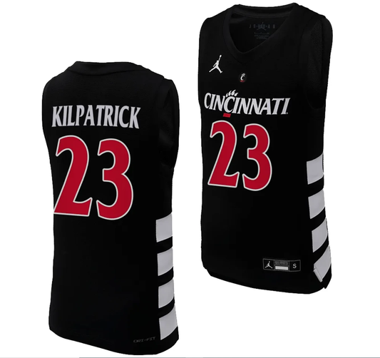 Cincinnati Bearcats Sean Kilpatrick Jersey #23 Black Basketball Unisex Replica by My store basketball