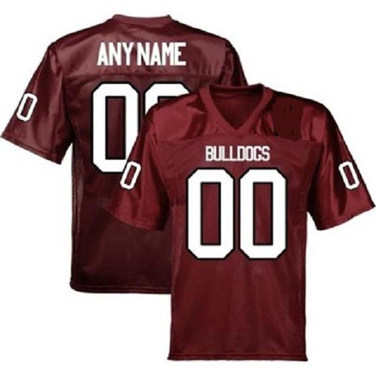 Custom Alabama AM Bulldogs Jersey Name and Number NCAA College Football Red by My Store