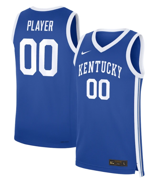 Custom Kentucky Wildcats Jersey Name, Number NIL Basketball Royal by My store basketball