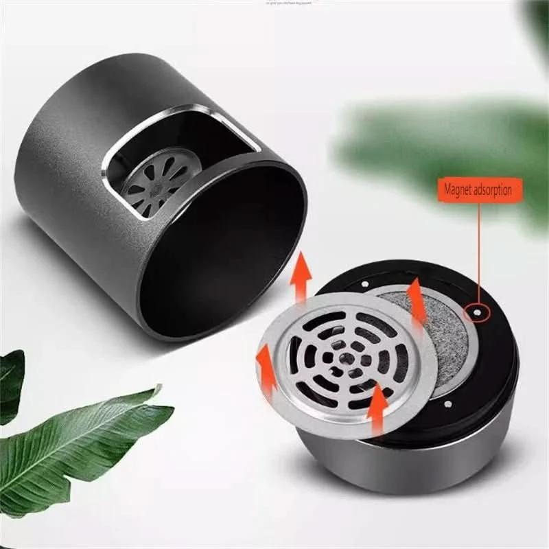 USB-powered Ashtray with HEPA Filter & Ionizer by BowLift