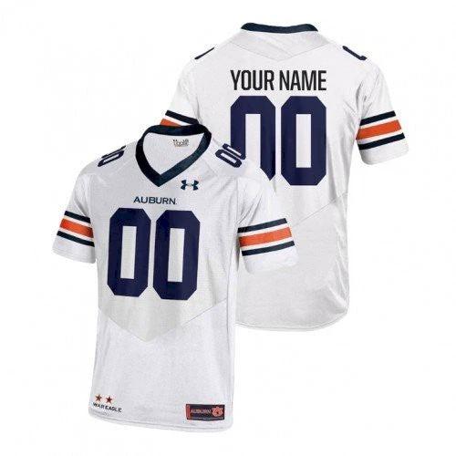 Custom Auburn Tigers Jersey Name and Number College NCAA Football White by My Store