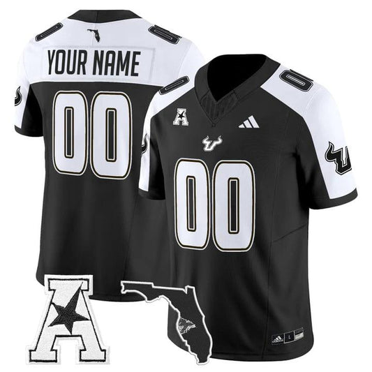 Custom South Florida Bulls Jersey 2025 Vapor Limited Stitched Black Alter by My Store NCAA Football Jerseys