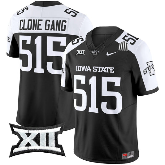 Clone Gang Jersey #515 Iowa State Cyclones 2025 Stitched Black Alternate by My Store